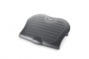 REPOSAPIES ERGONOMICO AJUSTABLE 450 X 350 MM. EN COLOR NEGRO