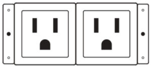Kramer Electronics TS-2US toma de corriente