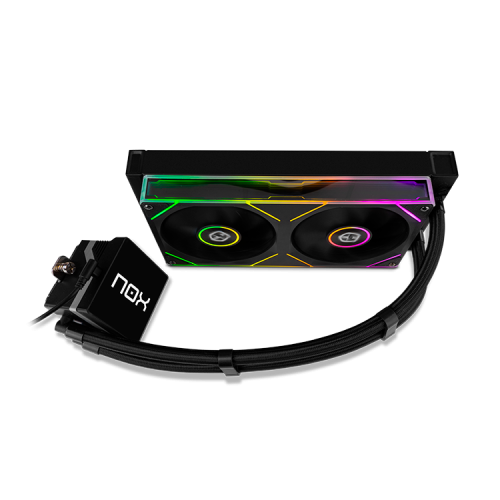 NOX Hummer M-240 LCD|Kit RL Magnético ARGB Negro - Imagen 4