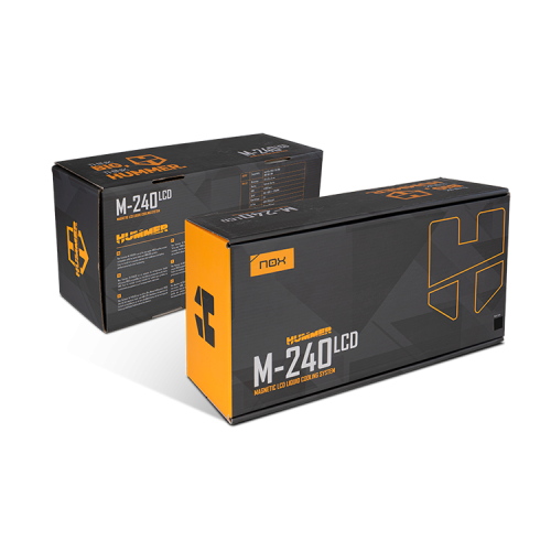 NOX Hummer M-240 LCD|Kit RL Magnético ARGB Negro - Imagen 8