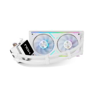 NOX Hummer M-240 LCD|Kit RL Magnético ARGB Blanco