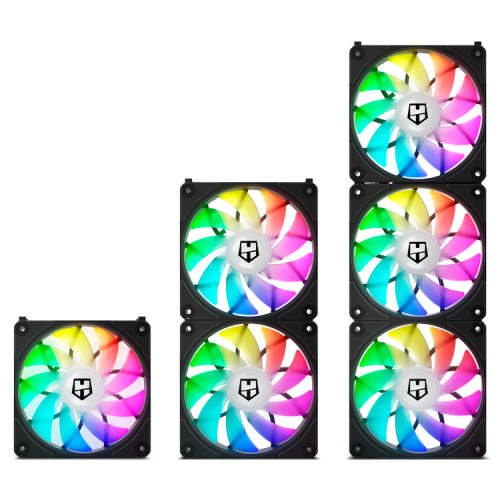 NOX Hummer EASY LINK Carcasa del ordenador Refrigerador - Imagen 7