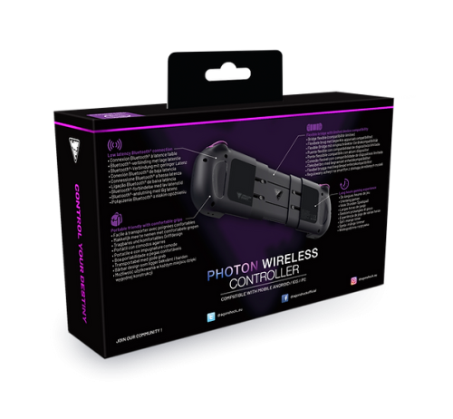 Dragonshock Photon Negro Bluetooth/USB Gamepad Analógico/Dig - Imagen 9