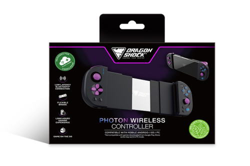 Dragonshock Photon Negro Bluetooth/USB Gamepad Analógico/Dig - Imagen 10