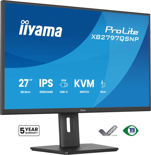 MONITOR IIYAMA 27" IPS, 4-SIDE SLIM BEZEL 2560X1440 75HZ