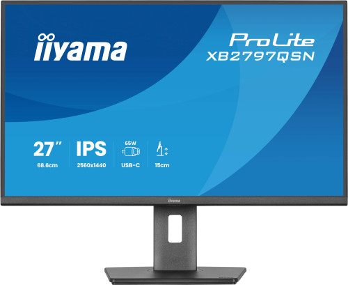MONITOR IIYAMA, 27", IPS, 4-SIDE SLIM BEZEL 2560X1440 75HZ - Imagen 5