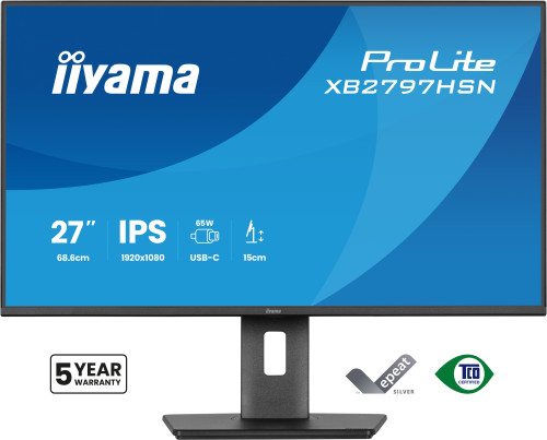 MONITOR IIYAMA, 27", IPS, 4-SIDE SLIM BEZEL 1920X1080 100HZ - Imagen 3