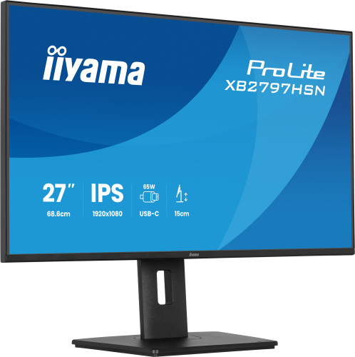 MONITOR IIYAMA, 27", IPS, 4-SIDE SLIM BEZEL 1920X1080 100HZ - Imagen 6
