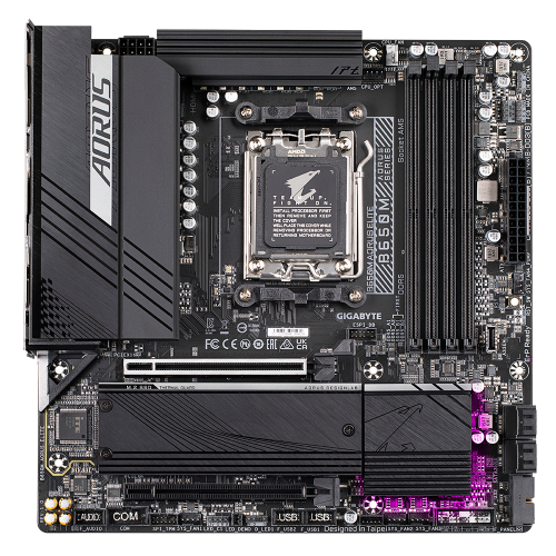 PLACA GIGABYTE B650M AORUS ELITE,AMD,AM5,B650,4DDR5,256GB - Imagen 3