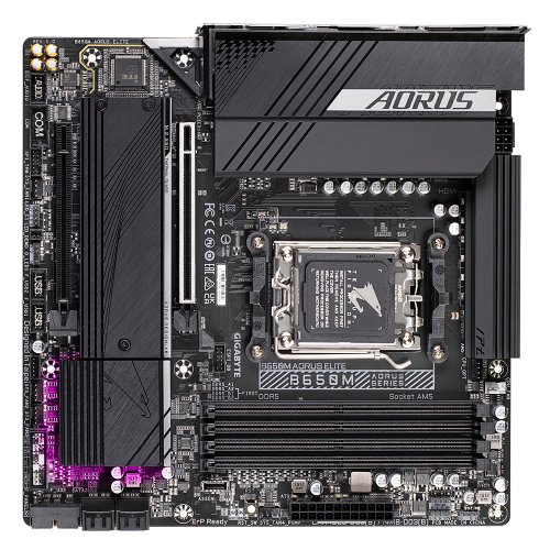 PLACA GIGABYTE B650M AORUS ELITE,AMD,AM5,B650,4DDR5,256GB - Imagen 4